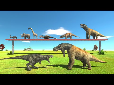 T-Rex vs Herbivore Mutants - Animal Revolt Battle Simulator