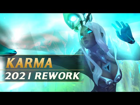 KARMA REWORK 2021 Gameplay Spotlight Guide - League of Legends