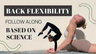 BACK FLEXIBILITY | Follow along stretching routine | Based on SCIENCE | Get flex