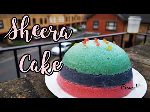 Easy Sheera Recipe | Coloured Sheera Cake | Suji Halwa | Indian Dessert