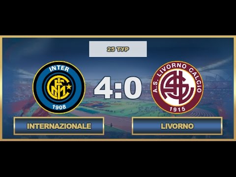 AFL. Italy. Serie A. Tour 25. Internazionale - Livorno