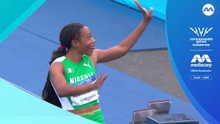 Download lagu Peraih dua medali estafet Olimpiade Imani Lansiquot memimpin kualifikasi 100m | Commonwealth Game... mp3