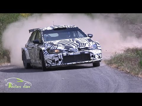 New Volkswagen Polo GTI R5 2018 | Tarmac Test | Devillersvideo