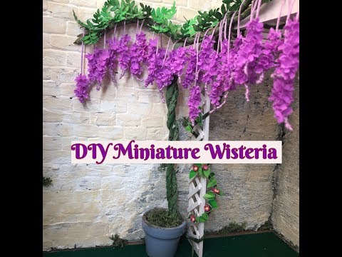 DIY Miniature Wisteria (scale 1:12)