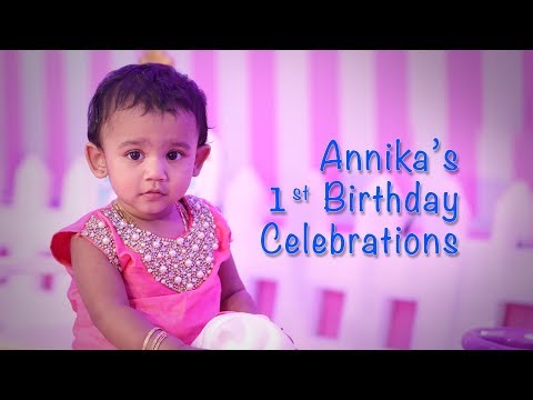 Annika 1st Birthday celebrations