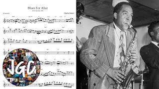 Charlie Parker - Blues for Alice || Transcription
