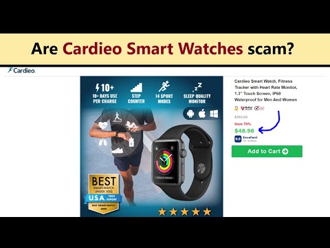 Cardieo Smart Watch reviews! Is cardieo.com scam or legit website? Why I don't trust this deal?