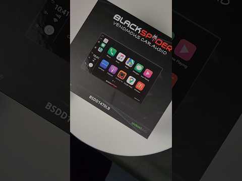 Upgrade your ride with the BlackSpider BSDD1470LB! ⚡️ #blackspideraudio #carplay #androidauto