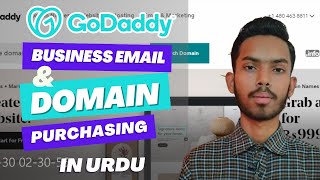 How to buy domain and business email from GoDaddy || purchasing domain for email