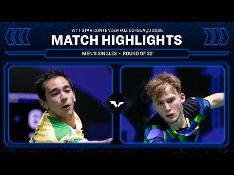 Hugo Calderano vs Wim Verdonschot | MS R32 | #WTTFozdoIguacu 2025