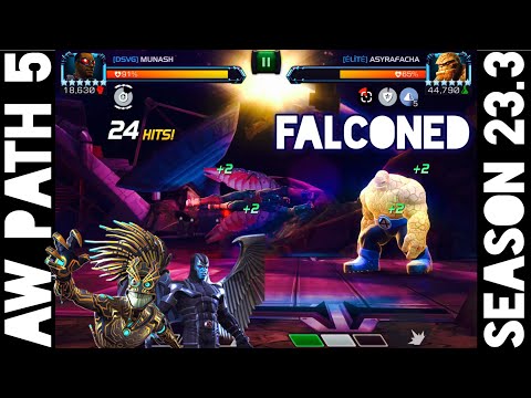 Falcon is Awesome in Stubborn Wars - ALLIANCE WAR Season 23 War 3