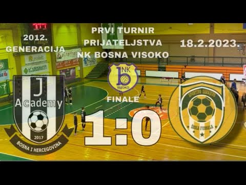 J Academy 1:0 ŠF Sportivo (finale) - Prvi turnir prijateljstva Visoko 2023 - generacija 2012
