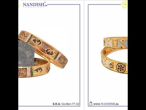 Copper Bangles With Gold Plating | Fancy Gold Kangan | Copper Gold Kadli Design #9
