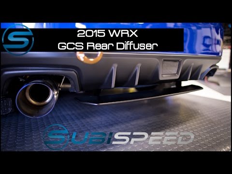 Subispeed - 2015 WRX & STI GCS OEM Style Rear Diffuser