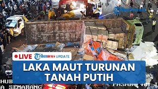 BREAKING NEWS: Kecelakaan Maut di Tanah Putih Semarang, Truk Muat Kertas Terguling Diduga Rem Blong