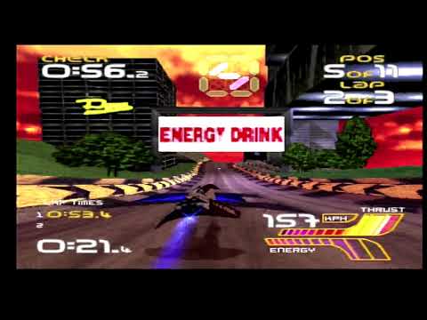 Wipeout 2097 Walkthrough Part 4 Phenitia Park (Venom)