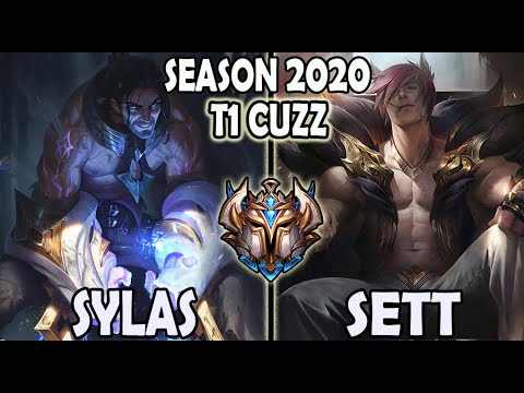 Sylas vs Sett Jungle [ T1 Cuzz ] Lol Challenger Korea