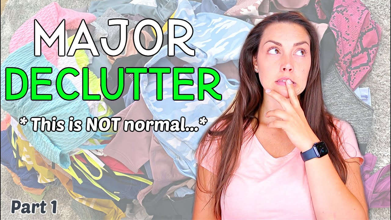 INSANE CLOSET DECLUTTER // Part 1