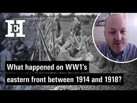What happened on WW1's eastern front?