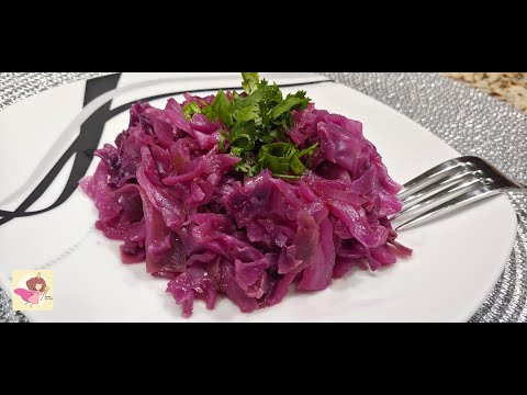 Red cabbage. Quick and easy RED CABBAGE recipe!
