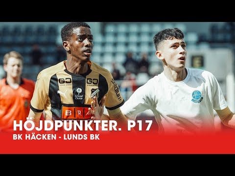 Höjdpunkter: BK Häcken - Lunds BK, P17 Allsvenskan, 4-1