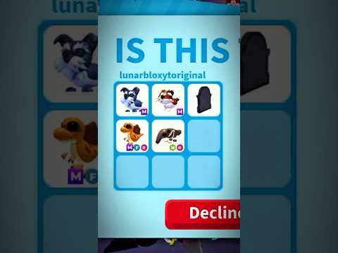 This is why I kinda Love to Trade New Pets.. #adoptme #shorts