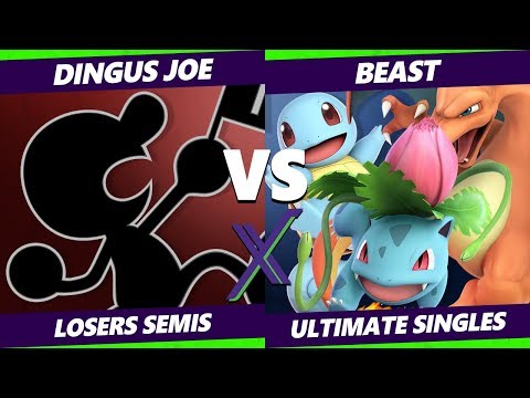 S@X 347 Online Losers Semis - Dingus Joe (Game & Watch) Vs. Beast (Pokemon Trainer) Smash Ultimate -