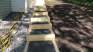 How to Build Landscape Stairs