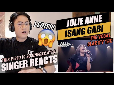 JULIE ANNE SAN JOSE - Isang Gabi (MYX Live! Performance) | SINGER REACTION