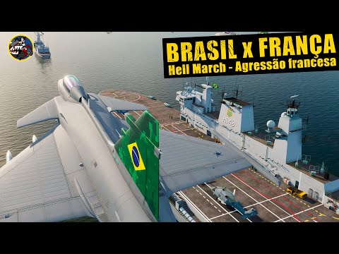 Hell March: Brasil x França - Agressão francesa contra a soberania brasileira...
