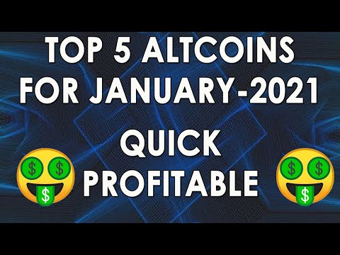 TOP 5 ALTCOINS FOR JANUARY 2021 | 5 BEST ALTCOINS IN JANUARY 2020 Video