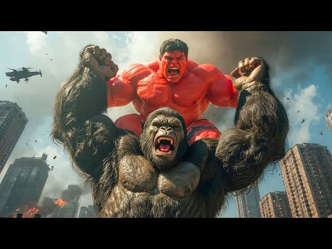 KING KONG vs RED HULK: Joker’s Prison Break Sparks an Epic Battle to Reclaim the City