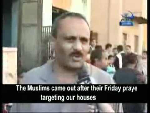 Click to Watch the Muslim Mobs in Egypt Attack Christian Homes, Threaten to Kill a Priest  video