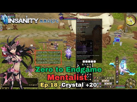 Insanity FlyFF - ZTE Mentalist Series Ep.18 - Crystal +20