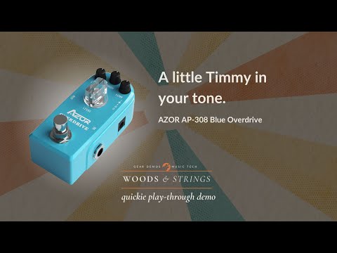 Azor : Overdrive, classic overdrive mini pedal, with 2 band | Reverb