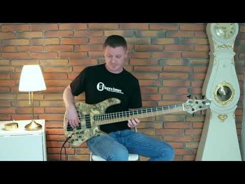 Supra Sapphire Deluxe 5 Buckeye Burl - Presentation