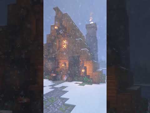 EPIC Winter Cabin Build in Minecraft 🌨️ | Step-by-Step Tutorial