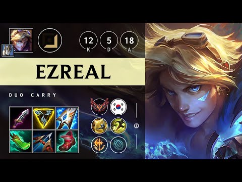 Ezreal ADC vs Ziggs - KR Grandmaster Patch 25.16