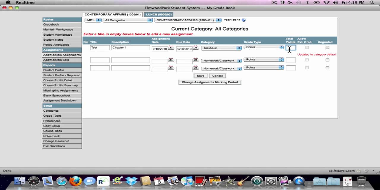 Realtime Gradebook-Tutorial