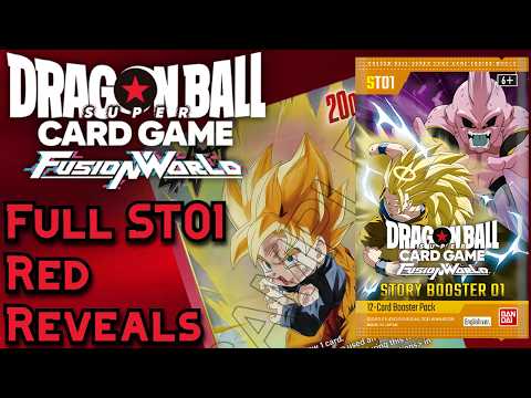Story Booster 1 Red Breakdown: Full Kamehameha Control | DBSCG Fusion World