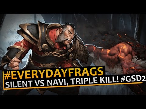 Silent Lycan vs NATUS VINCERE, TRIPLE KILL! #GSD2L