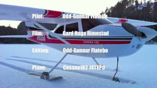 preview picture of video 'Cessna182 RC on ski'