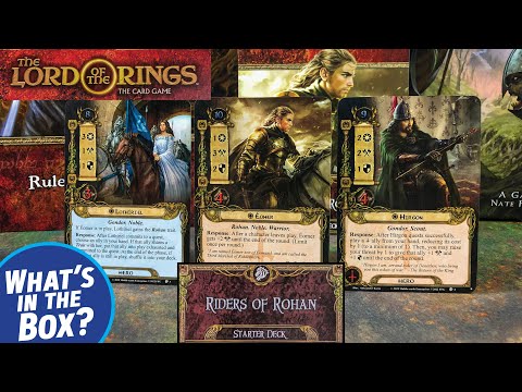 RIDERS OF ROHAN Starter Deck for the LORD OF THE RINGS Card Game Unboxing