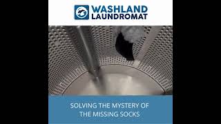 Solving the mystery of the missing socks on laundry day.￼