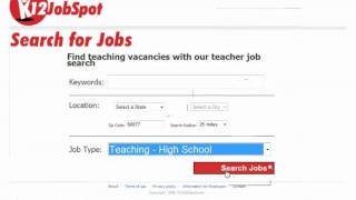K12JobSpot Zip Code Searches