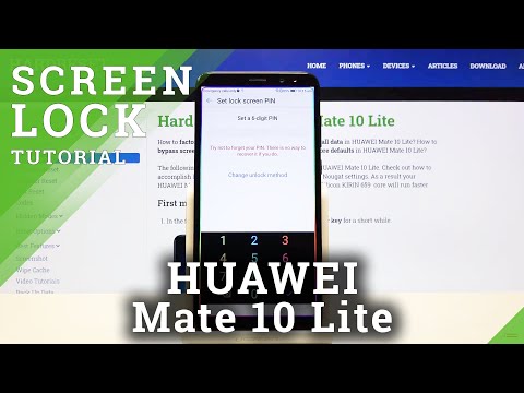 How to Change Lock Method on HUAWEI Mate 10 Lite – Screen Lock Options