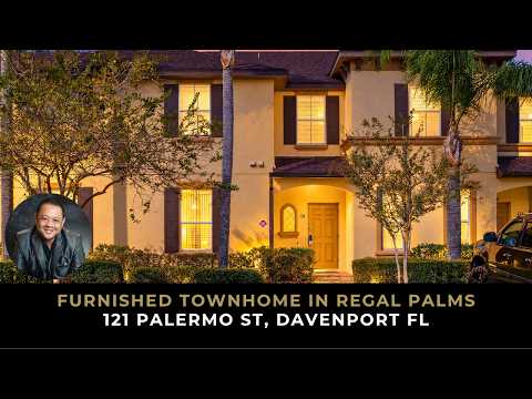 Furnished Townhome in Regal Palms | 121 Palermo St, Davenport FL