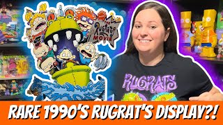 RARE 1990's Rugrat's VHS TAPE Display! - Ultimate Nickelodeon Fan!