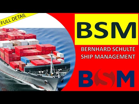 About BSM - Bernhard Schulte Ship Management || How and Why to Join||Marine RedFox