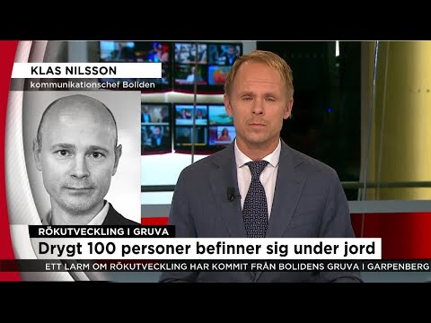 "En rökutveckling under jord är alltid allvarlig" - Nyheterna (TV4)